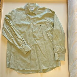 Lacoste Men's Light Green Dress Shirt